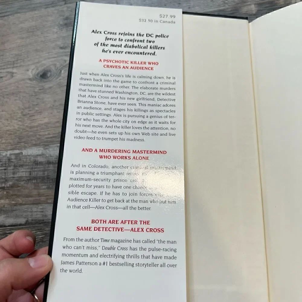 Double Cross by James Patterson Hardback - Picture 2 of 6